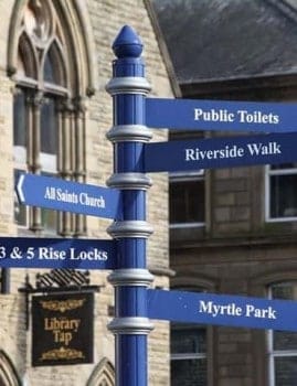 Bingley Sign Post