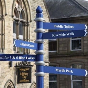 Bingley Sign Post