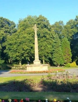 Monument in Bingley Myrtle Park