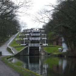 Steepest staircase locks in the UK