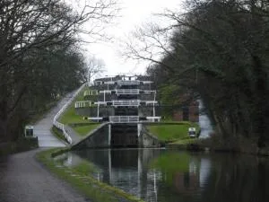 Five Rise Locks in Bingley by Regine Geldhof