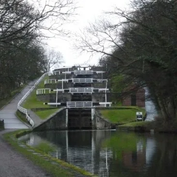 Steepest staircase locks in the UK