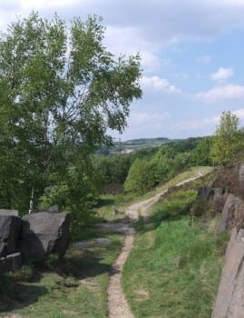 Gilstead Crag path