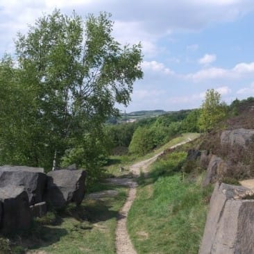 Gilstead Crag path