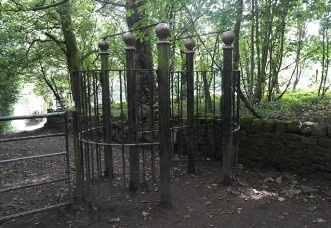 Victorian Iron Kissing Gate on Shipley Glen