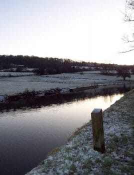Crossflatts - Leeds and liverpool Canal on a Wintery Morning