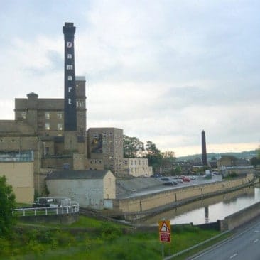 Bingley Damart Mill near Leeds and Liverpool Canal