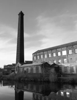 Gasoline Alley Mill on Leeds & Liverpool Canal in Bingley