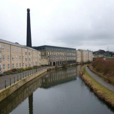 Britannia Wharf Mill in Bingley