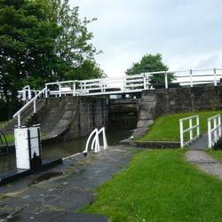 Three Rise Locks in Bingley