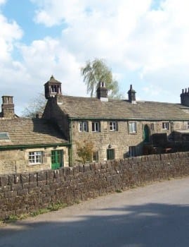 Buildings behind Bingley St Ives' Mansion