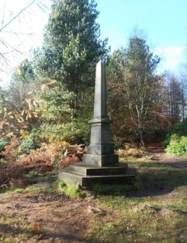 The Ferrand Obelisk in St Ives Estate, Bingley