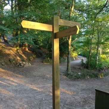 Sign Post at Prince of Wales Park