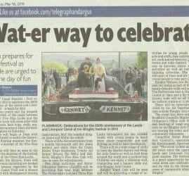 Telegraph & Argus - 2018-05-16 - Wat-er way to celebrate