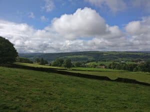 View of Aire Valley from St-Ives Estate