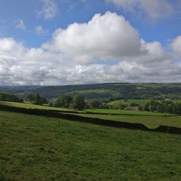 View of Aire Valley from St-Ives Estate
