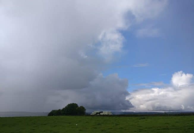 Weather in the Aire Valley can be ever changing. This storm is a good example!