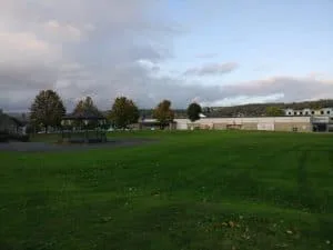 Lidl store from Myrtle Park