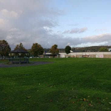 View from Myrtle Park since demolition of Bradford & Bingley Headquarters