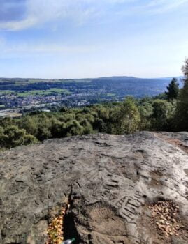 View from Druid's Altar in Bingley St Ives Estate