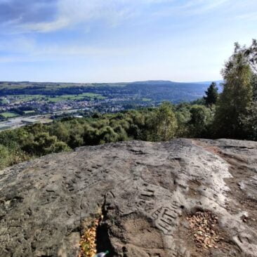 View from Druid's Altar in Bingley St Ives Estate