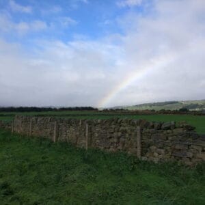 Lovely rainbow near Lee Lane, Wilsden