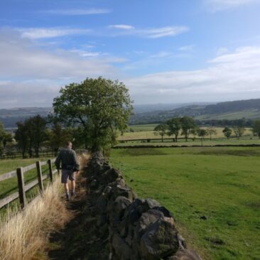 Walking down Norr Hill