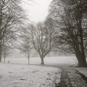 Snowed Myrtle Park in Bingley