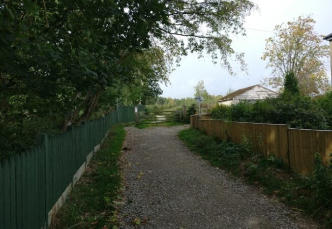 One of the entrances to Cottingley Wood Estate from Beckfield Road in Cottingley