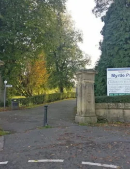 Myrtle Park entrance on Myrtle Grove
