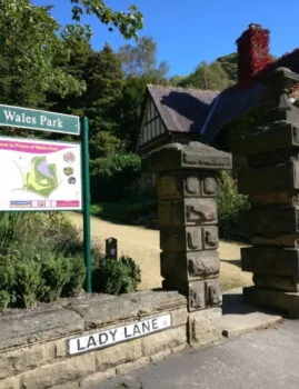 Southern Entrance of Prince of Wales Park Bingley