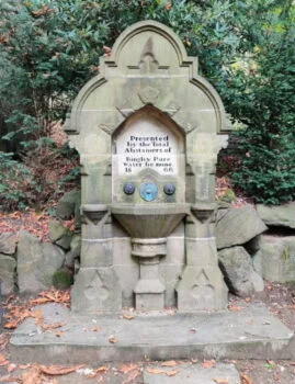 The Temperance Fountain in Prince of Wales Park Bingley