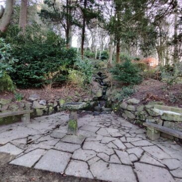 Water features at Prince of Wales Park