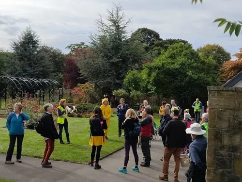 Group of people in Myrtle Park