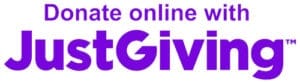 Donate Online With JustGiving Logo