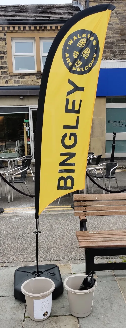 Bingley Walkers Are Welcome Banner