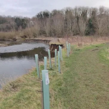 New boardwalk near Bradford & Bingley rugby fields