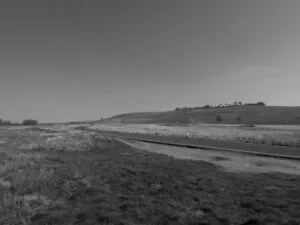 Glen Road with Baildon Moor in background
