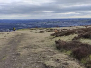 Views at the top of Baildon Moor