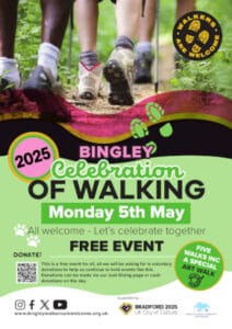 Bingley Celebration of Walking 2025 Poster