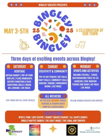 Bingley 25 - A Celebration of Our Town - Poster