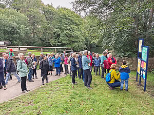 Five Rise Locks Bingley Heritage Trail Installation