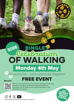 Bingley Celebration of Walking 2026 Poster