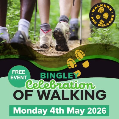 Bingley Celebration of Walking 2026 Banner