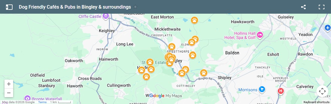 Dog Walks & Dog Friendly Places in Bingley, West-Yorkshire | Bingley WaW