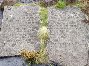 Puddle Stones - The Stanza Stones Trail by Simon Armitage
